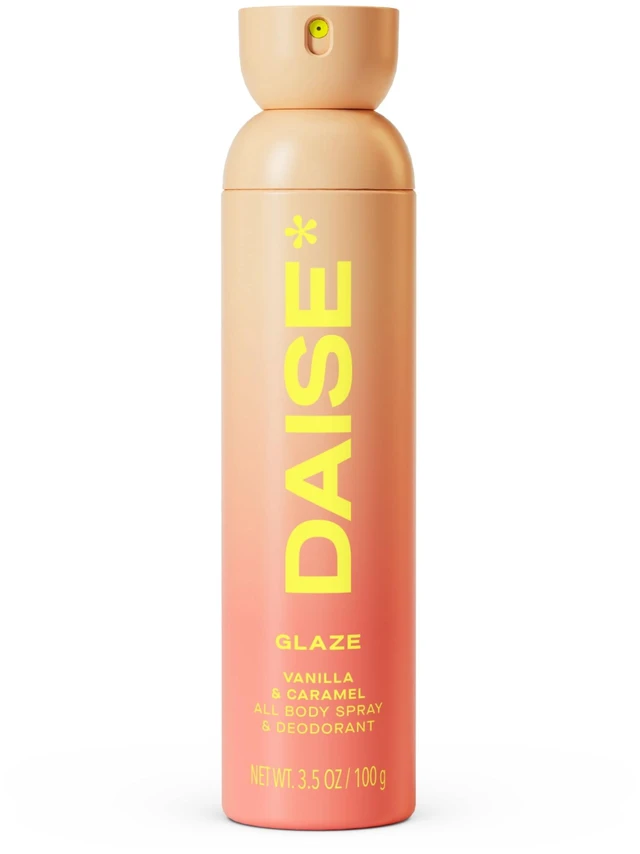 Main image of DAISE All Body Spray & Deodorant, Glaze (Vanilla & Caramel), 3.5 oz / 100 g, 24-Hour Freshness