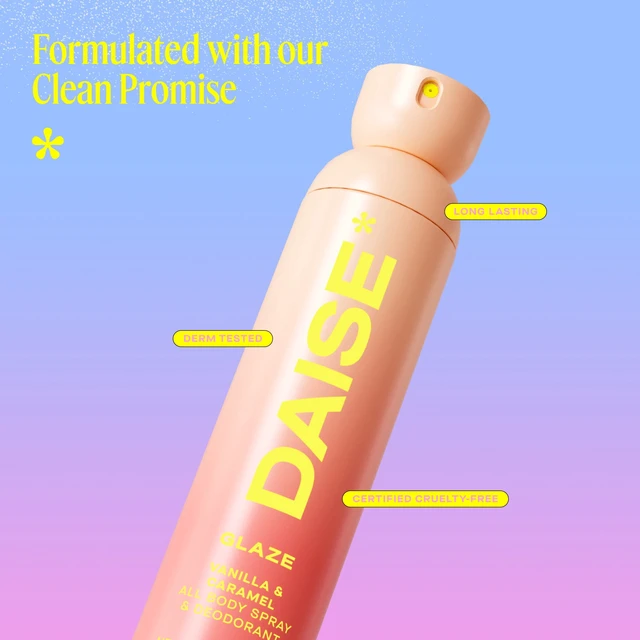 Alt view image 3 of 6 - DAISE All Body Spray & Deodorant, Glaze (Vanilla & Caramel), 3.5 oz / 100 g, 24-Hour Freshness