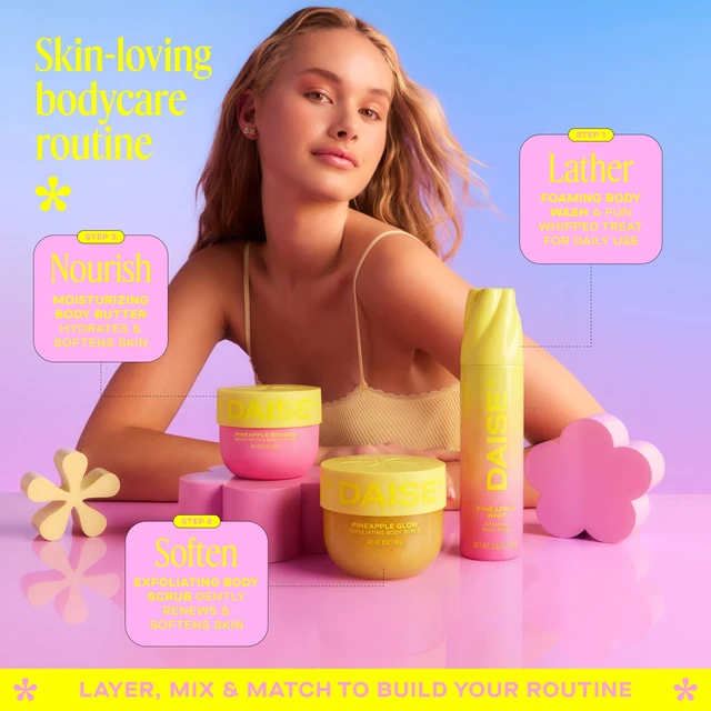 Alt view image 4 of 5 - DAISE Foaming Body Wash Pineapple Whip, Ultra Hydrating, 8.8oz/250g