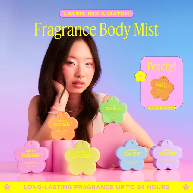Alt view image 2 of 5 - DAISE Peachy Daise Fragrance Body Mist Berry & Mandarin, 100mL