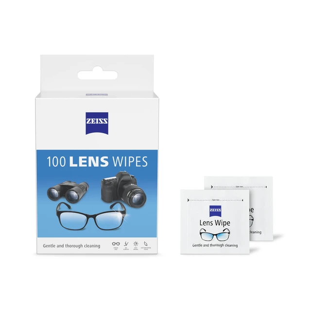 Alt view image 4 of 4 - ZEISS Gentle and Thorough Cleaning Eyeglass Lens Cleaner Wipes, 100Count