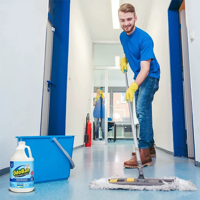 Alt view image 4 of 6 - OdoBan Odor Eliminator and Disinfectant Concentrate Fresh Linen 1 Gallon