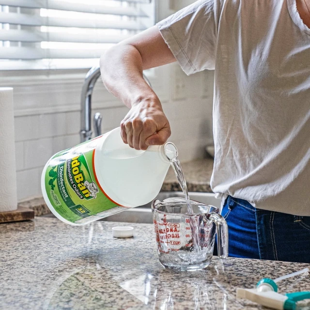 Alt view image 3 of 6 - OdoBan 1Gal Disinfectant Cleaner and Odor Eliminator Concentrate, Original Eucalyptus Scent