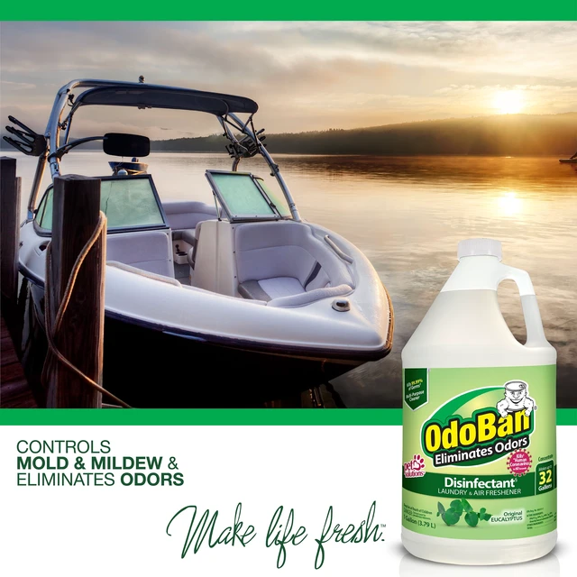 Alt view image 6 of 6 - OdoBan 1Gal Disinfectant Cleaner and Odor Eliminator Concentrate, Original Eucalyptus Scent
