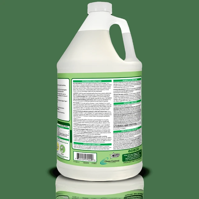 Alt view image 5 of 6 - OdoBan 1Gal Disinfectant Cleaner and Odor Eliminator Concentrate, Original Eucalyptus Scent