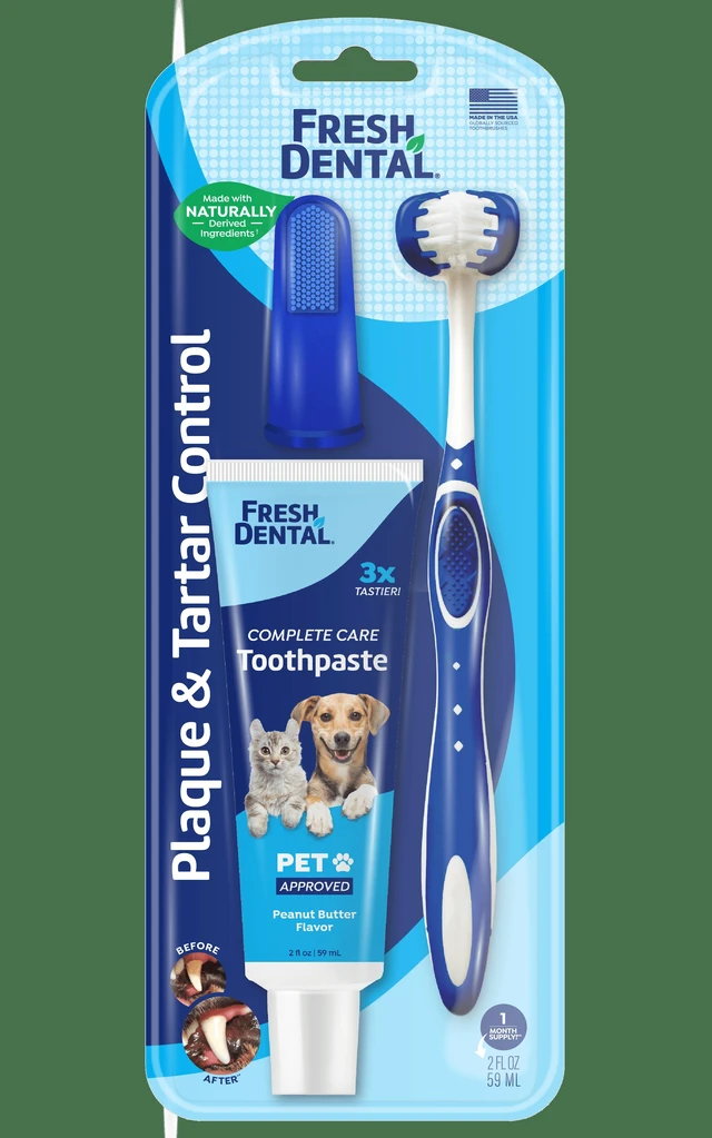 Main image of Naturel Promise Fresh Dental 2oz Gel and Toothbrush Tooth Brushing Kit for Dogs and Cats