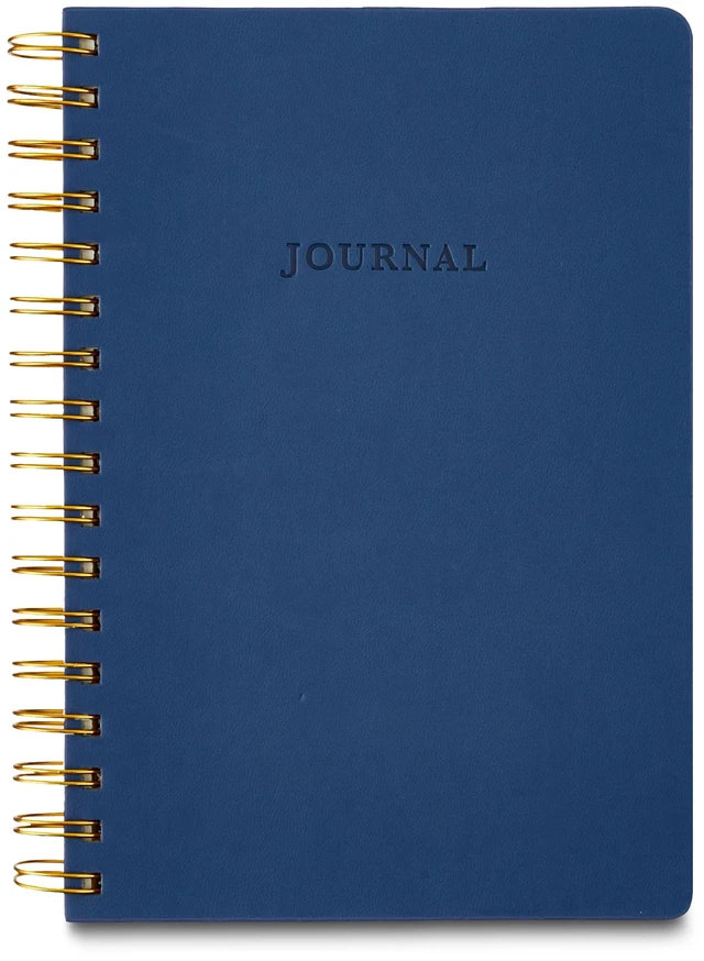 Main image of Pen+Gear Navy PU Hardcover Spiral Journal, 240 Ruled Pages, 6.5 x 8.7 in