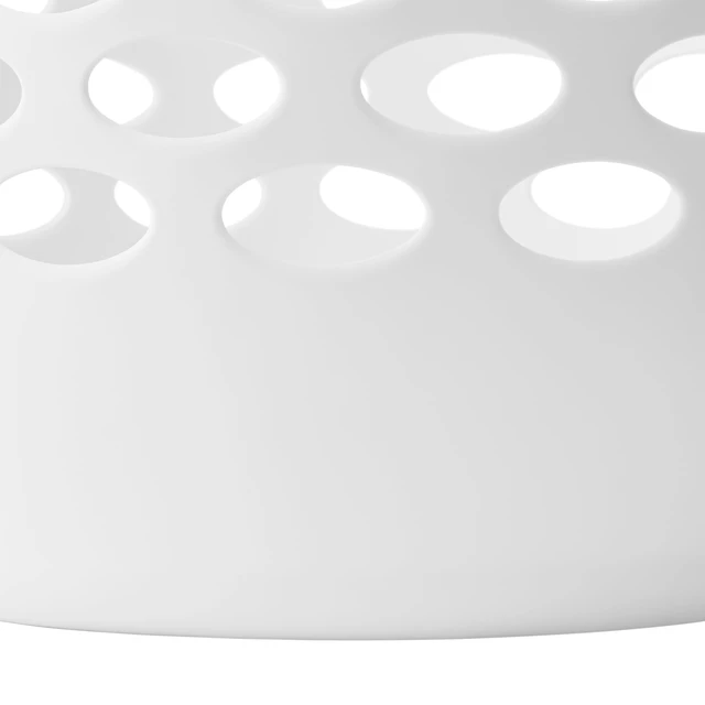 Alt view image 4 of 6 - Mainstays Flexible Round Laundry Hamper, White Plastic
