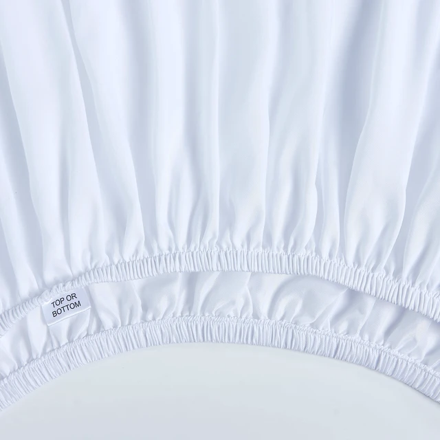 Alt view image 4 of 6 - Mainstays Basic Value Microfiber Bed Sheet Set, Arctic White, Full, 4-Piece