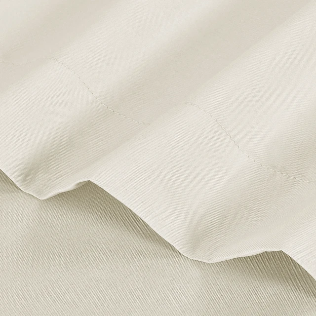 Alt view image 6 of 6 - Mainstays Full Microfiber 4-Piece Bed Sheet Set, Fresh Ivory