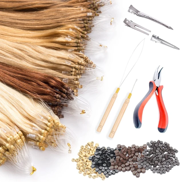 Alt view image 2 of 4 - 5Pcs Hair Extension Loop Needle Threader for Micro Nano Rings