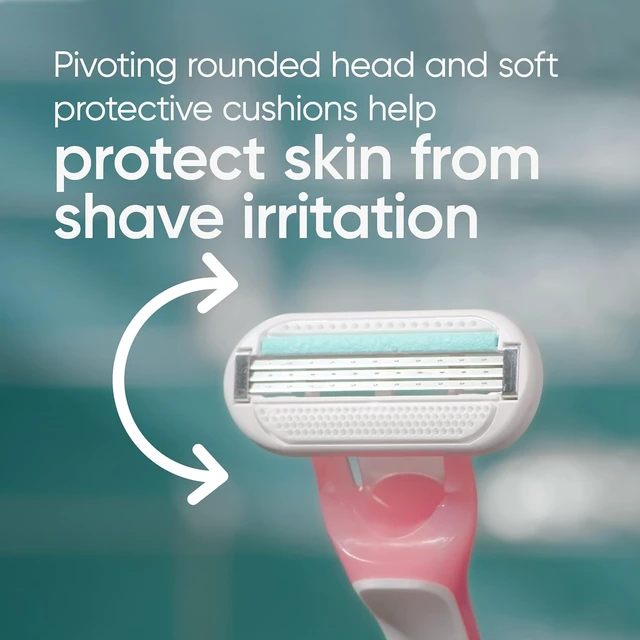Alt view image 6 of 6 - Gillette Venus Sensitive Women's Disposable Razors, 3-Pack