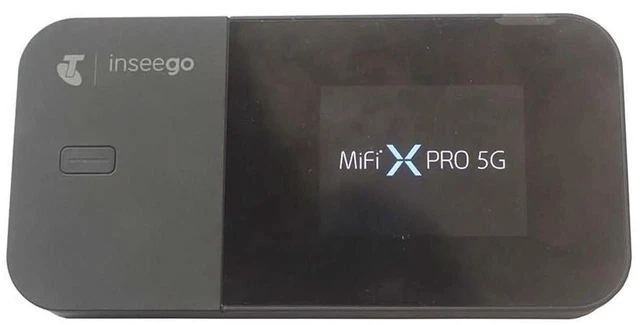 Alt view image 2 of 6 - Inseego MiFi X Pro 5G M3200 Mobile Hotspot Router, Dual Band WiFi 6 Portable 5G LTE Wireless Modem with RJ45 Ethernet Port & 2.4 Inch Touch Screen