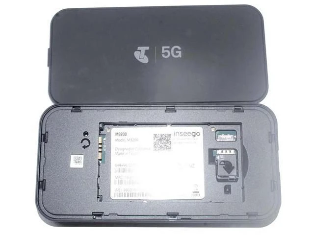 Alt view image 5 of 6 - Inseego MiFi X Pro 5G M3200 Mobile Hotspot Router, Dual Band WiFi 6 Portable 5G LTE Wireless Modem with RJ45 Ethernet Port & 2.4 Inch Touch Screen