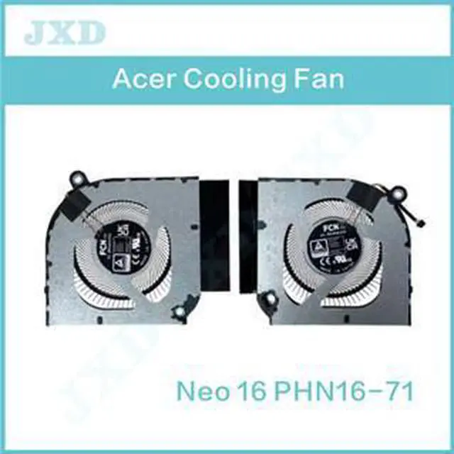 Alt view image 6 of 6 - Laptop CPU Cooling Fan DFSCL12E16486M FQ1H DC12V 1A Replacement Compatible with Acer Predator Helios Neo 16 2023 PHN16-71 PHN18-71 Notebook