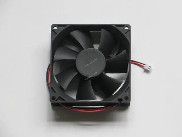 Alt view image 3 of 6 - DD92DBVM-012 DC Brushless Cooling Fan, 9025 90mm x 25mm DC 12V 0.16A 2-Pin Axial Exhaust Replacement Fan for Cabinet, Wine Cooler, Power Supply Heat Dissipation