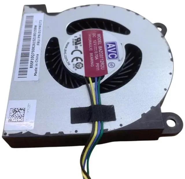 Main image of New Replacement CPU Cooling Fan, 4-Pin PWM Cooler for Lenovo IdeaCentre AIO 730S-24IKB All-in-One Desktop, PN 01YW272 F0DY0029US 01MN751, Fan Model BAZC0712R2U BSC0712MC