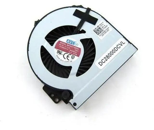 Alt view image 2 of 4 - Replacement Laptop CPU Cooling Fan for Dell Precision M6800 Mobile Workstation, P/N:07DDM8 7DDM8 DC28000DCVL BATA0716R5H KSB0605HC-DA03, 4Pin PWM Smaller Internal Fan (NOT GPU Fan)