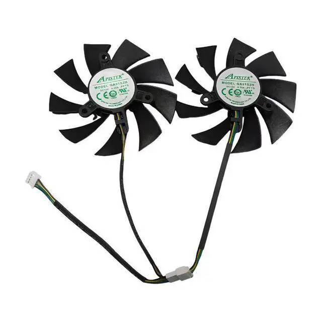 Alt view image 3 of 7 - 87mm GPU Cooling Fan GA92A2H, DC12V 4Pin PWM Video Card Cooler Replacement for ZOTAC GeForce GTX 1660, GTX 1660 Ti, RTX 2060, RTX 2070 SUPER Mini Gaming Graphics Card