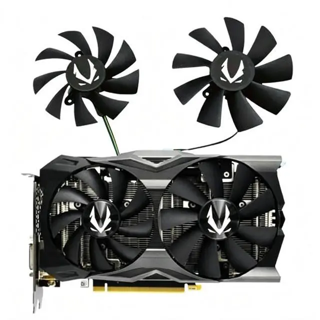 Main image of 87mm GPU Cooling Fan GA92A2H, DC12V 4Pin PWM Video Card Cooler Replacement for ZOTAC GeForce GTX 1660, GTX 1660 Ti, RTX 2060, RTX 2070 SUPER Mini Gaming Graphics Card