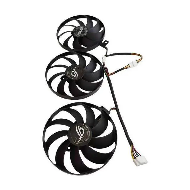 Alt view image 5 of 7 - 90mm GPU Cooling Fan T129215SU, DC12V 7Pin PWM Video Card Cooler Replacement for ASUS ROG Strix RTX 2060, RTX 2070 SUPER, RTX 2080, RTX 2080 SUPER, RTX 2080 Ti Graphics Card