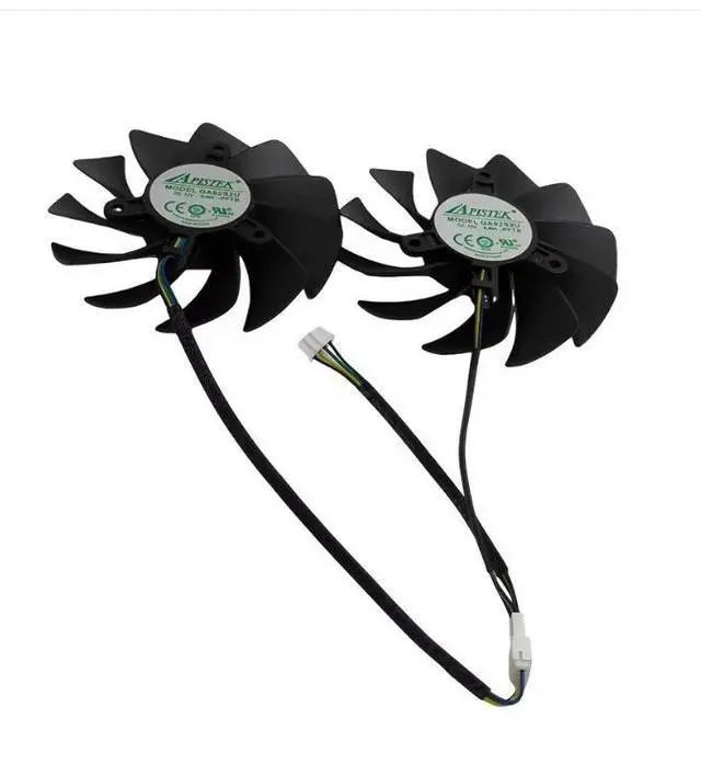 Alt view image 5 of 6 - 89mm GPU Cooling Fan GA92S2U CF9015H12S, DC12V 4Pin PWM Video Card Cooler Replacement for ZOTAC GTX 1080Ti, GTX 1080, GTX 1070Ti MINI Graphics Card
