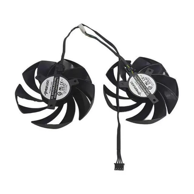Alt view image 4 of 5 - 87mm GPU Cooling Fan PLD09210S12HH, DC12V 4Pin PWM Video Card Cooler Replacement for MSI RTX 4060,4060Ti,4070 VENTUS 2X OC Graphics Card