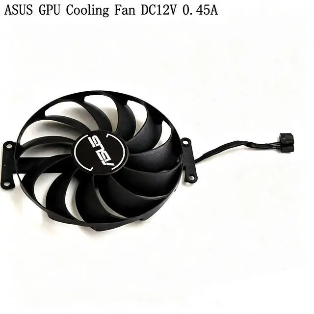 Alt view image 4 of 5 - GPU Cooling Fan Replacement, FDC10U12D9-C 95mm DC12V 0.45A 6Pin PWM Graphics Card Cooler Compatible with ASUS GTX1650 GTX1630 GDDR6 4GB PHOENIX Video Card