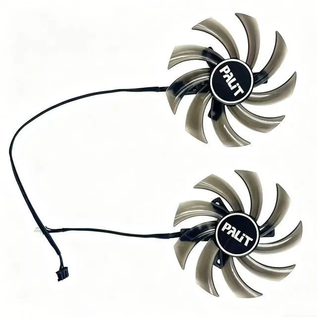 Alt view image 4 of 6 - GPU Cooling Fan Replacement, GA91S2U 85mm DC12V 0.40A 4Pin PWM Graphics Card Cooler Compatible with PALiT RTX2060 RTX2060S GTX1660 GTX1660S GTX1660Ti Dual OC Video Card