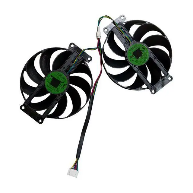 Alt view image 3 of 4 - GPU Cooling Fan Replacement, T129215SU 90mm DC12V 0.5A 4Pin PWM Graphics Card Cooler Compatible with ASUS RTX3050 RTX3060 RTX3060Ti DUAL MINI OC V2 Video Card