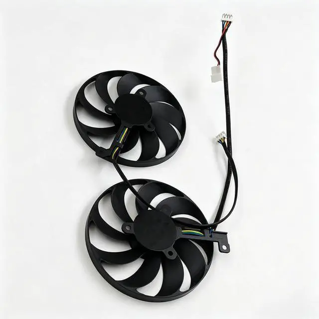 Alt view image 3 of 4 - GPU Cooling Fan T1292115BU, 95mm 0.5A 4-Pin PWM Graphics Card Fan Replacement for ASUS RTX2060S RTX2070 RTX2080 RTX2080S DUAL Snow Leopard GPU