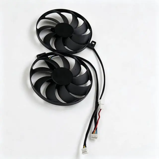 Alt view image 4 of 4 - GPU Cooling Fan T1292115BU, 95mm 0.5A 4-Pin PWM Graphics Card Fan Replacement for ASUS RTX2060S RTX2070 RTX2080 RTX2080S DUAL Snow Leopard GPU