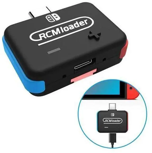 Alt view image 6 of 7 - RCM Loader Type-C Dongle, Portable Payload Injector with Built-in Battery, Recovery Mode Tool for Switch Console, Multi-Payload LED Indicator