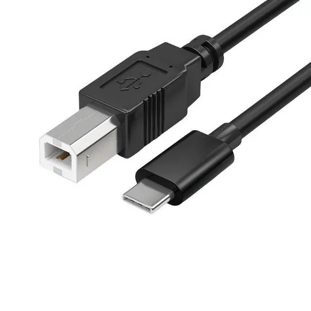 Alt view image 3 of 5 - 3M USB-C to USB 2.0 Type B Printer Cable, High Speed Data Transfer Cord for MacBook Pro Air M1, iMac Pro, Scanner & MIDI Keyboard, Compatible with HP Canon Brother Epson Samsung Pantum