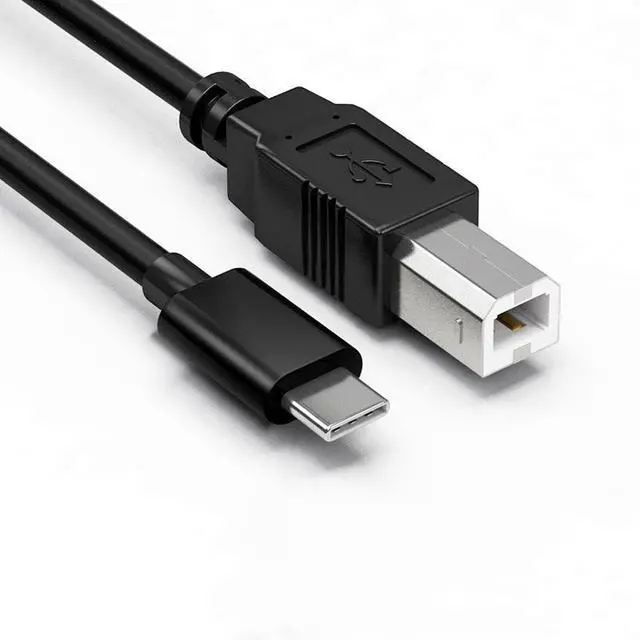Main image of 3M USB-C to USB 2.0 Type B Printer Cable, High Speed Data Transfer Cord for MacBook Pro Air M1, iMac Pro, Scanner & MIDI Keyboard, Compatible with HP Canon Brother Epson Samsung Pantum