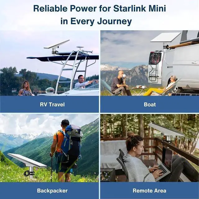 Alt view image 5 of 7 - AJMRTC DC Female to USBC Male Waterproof Adapter Cable for Starlink Mini Satellite Dish, 7.87Inch(20CM), Builtin PD Trigger 100W PD, RV Camping OffGrid Accessory for USBC PD Charger & Power Bank