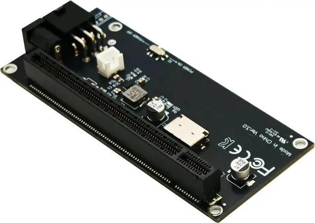 Alt view image 2 of 4 - AJMRTC SFF8612 SFF8611 to PCIE 4.0 X16 Adapter, eGPU External Graphics Card Expansion Board with ATX 6Pin & DC Power Port for Laptop MiniPC External Gaming GPU Setup