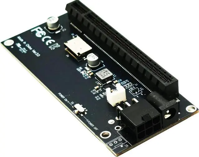 Main image of AJMRTC SFF8612 SFF8611 to PCIE 4.0 X16 Adapter, eGPU External Graphics Card Expansion Board with ATX 6Pin & DC Power Port for Laptop MiniPC External Gaming GPU Setup