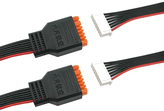 Alt view image 2 of 6 - AJMRTC 4Pack JSTXH Lipo Balance Plug Extension Cable 3.94Inch(10CM), 26S Lithium Polymer Battery Balance Lead Adapter Cord for RC Drone Quadcopter Car Hobby Model Charger