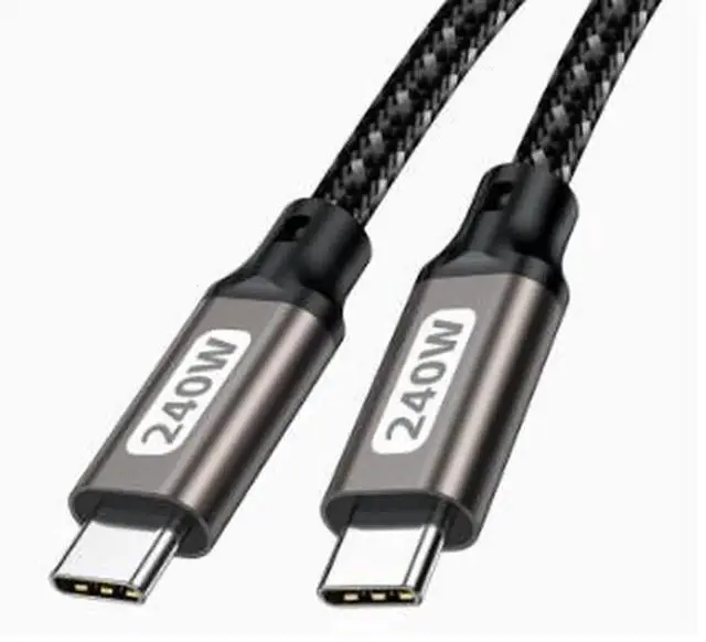 Main image of AJMRTC 1M USBC to USBC Cable, PD 240W Fast Charging Cord with EMarker Chip, USB 2.0 480Mbps HighSpeed Data Transfer for Laptop, Phone, Tablet and USBC Devices