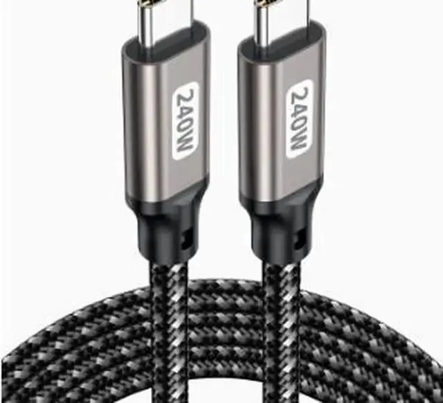 Alt view image 2 of 3 - AJMRTC 1M USBC to USBC Cable, PD 240W Fast Charging Cord with EMarker Chip, USB 2.0 480Mbps HighSpeed Data Transfer for Laptop, Phone, Tablet and USBC Devices