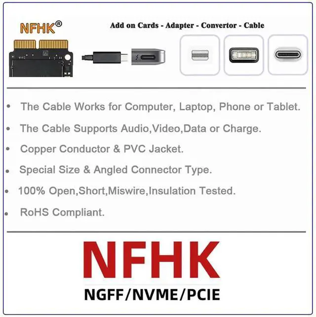Alt view image 7 of 7 - AJMRTC 20cm Flat Slim FPC USBC Cable, USB3.1 Gen2 TypeA Male to TypeC Male Cord, 10Gbps HighSpeed Data & 5V3A Power Charging for Laptops, Smartphones, External Disks and USBC Enabled Devices
