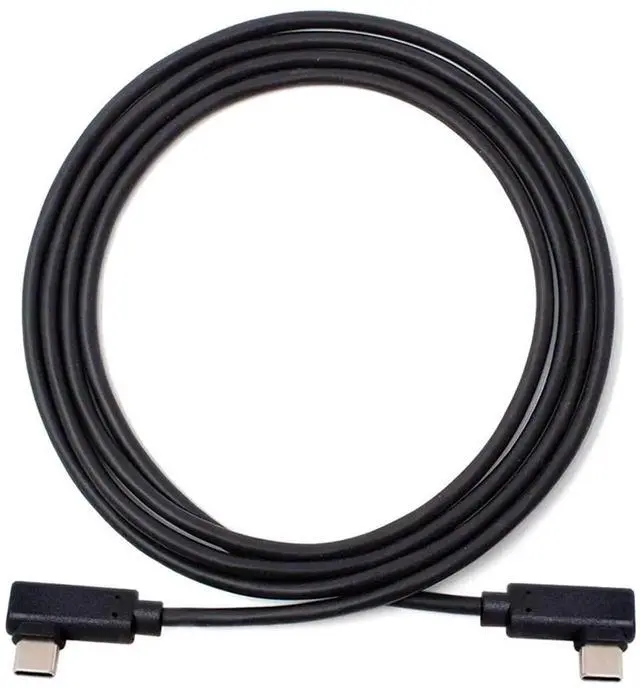 Alt view image 6 of 6 - AJMRTC 1M USBC to USBC Gen2 Cable, Dual 90Degree LeftRight Angled TypeC Cord, 10Gbps HighSpeed Data Transfer, 65W PD Fast Charging for Laptops, Tablets, Smartphones, External SSD Drives