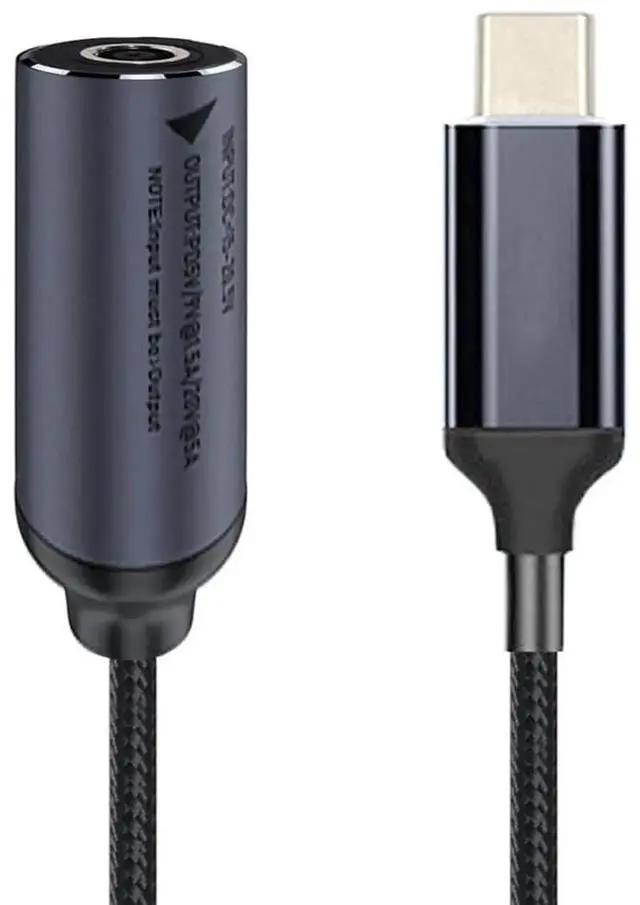 Main image of AJMRTC DC Jack 4.5×3.0mm Input to USBC Power Charging Cable, 100W PD Power Cord, Supports 5V 9V 20V Output Voltage, Convert DC Barrel Power to USBC for Laptops, Smartphones and USBC PD Devices