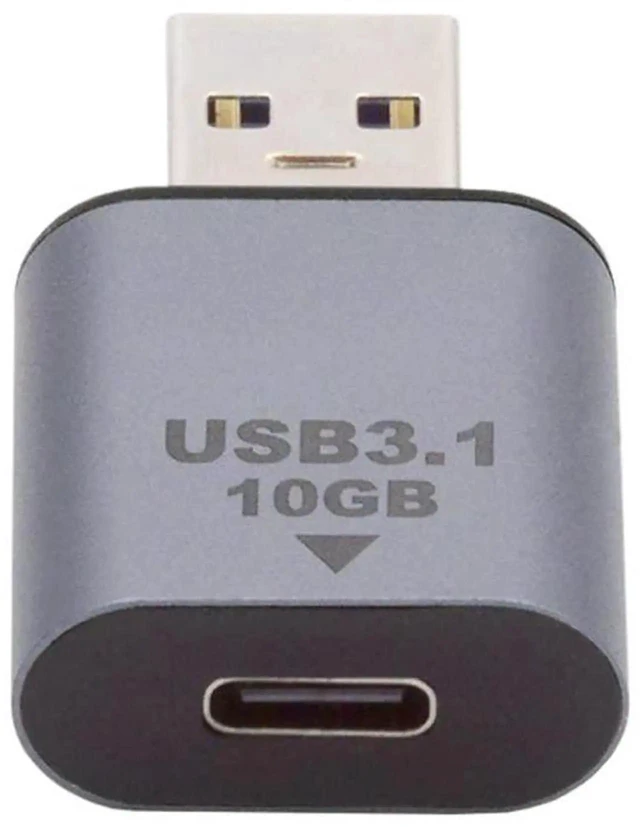Main image of AJMRTC USB3.1 Gen2 USB 3.0A Male to USBC Female Adapter Cable, 10Gbps HighSpeed OTG Data & Power PassThrough Cord for Laptop Tablet Smartphone USBC Cables and Peripherals