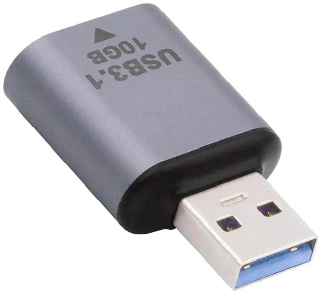 Alt view image 6 of 7 - AJMRTC USB3.1 Gen2 USB 3.0A Male to USBC Female Adapter Cable, 10Gbps HighSpeed OTG Data & Power PassThrough Cord for Laptop Tablet Smartphone USBC Cables and Peripherals