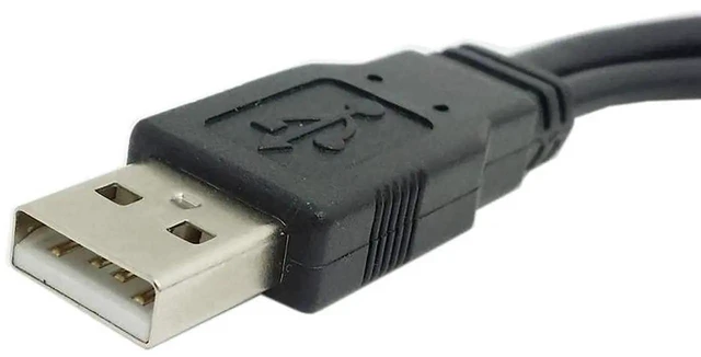 Alt view image 2 of 7 - AJMRTC USB 2.0 YSplitter Extension Cable, USBA Male to USBA Female Cord with Auxiliary Extra Power Supply Port, 480Mbps Data Sync & Charging for External Hard Drive Laptop USBA Peripherals