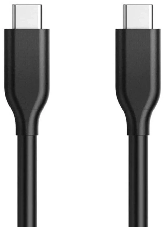 Main image of AJMRTC 100cm Black USBC to USBC Male to Male Cable, USB2.0 480Mbps Data Sync PD 65W Fast Charging Cord for USBC Laptops Smartphones Tablets and Other TypeC Powered Devices
