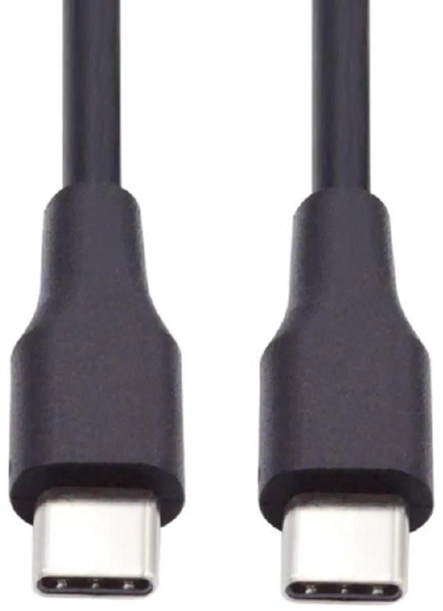 Main image of AJMRTC 1M Black USBC to USBC Male to Male Cable, USB2.0 480Mbps Data Sync PD 65W Fast Charging Cord for USBC Laptops Smartphones Tablets and Other TypeC Powered Devices