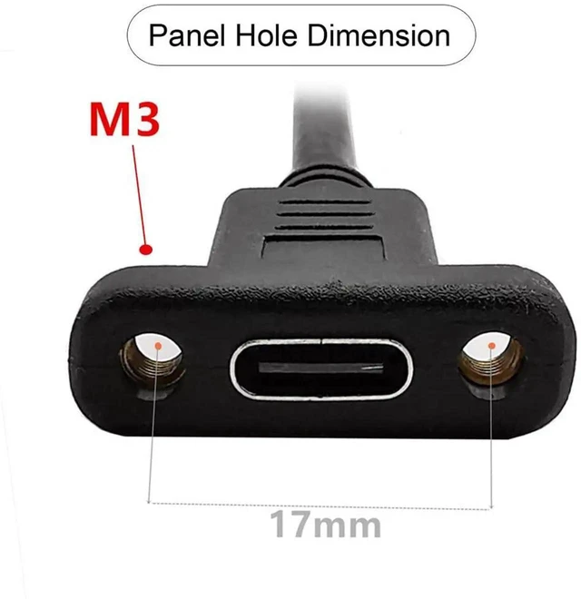 Alt view image 4 of 7 - AJMRTC 90 Degree Up & Down Angled USBC Extension Cable 30cm, USB 3.1 TypeC Male to Female Right Angle Data Sync Extension Cord for USBC Laptops, Phones, SSD